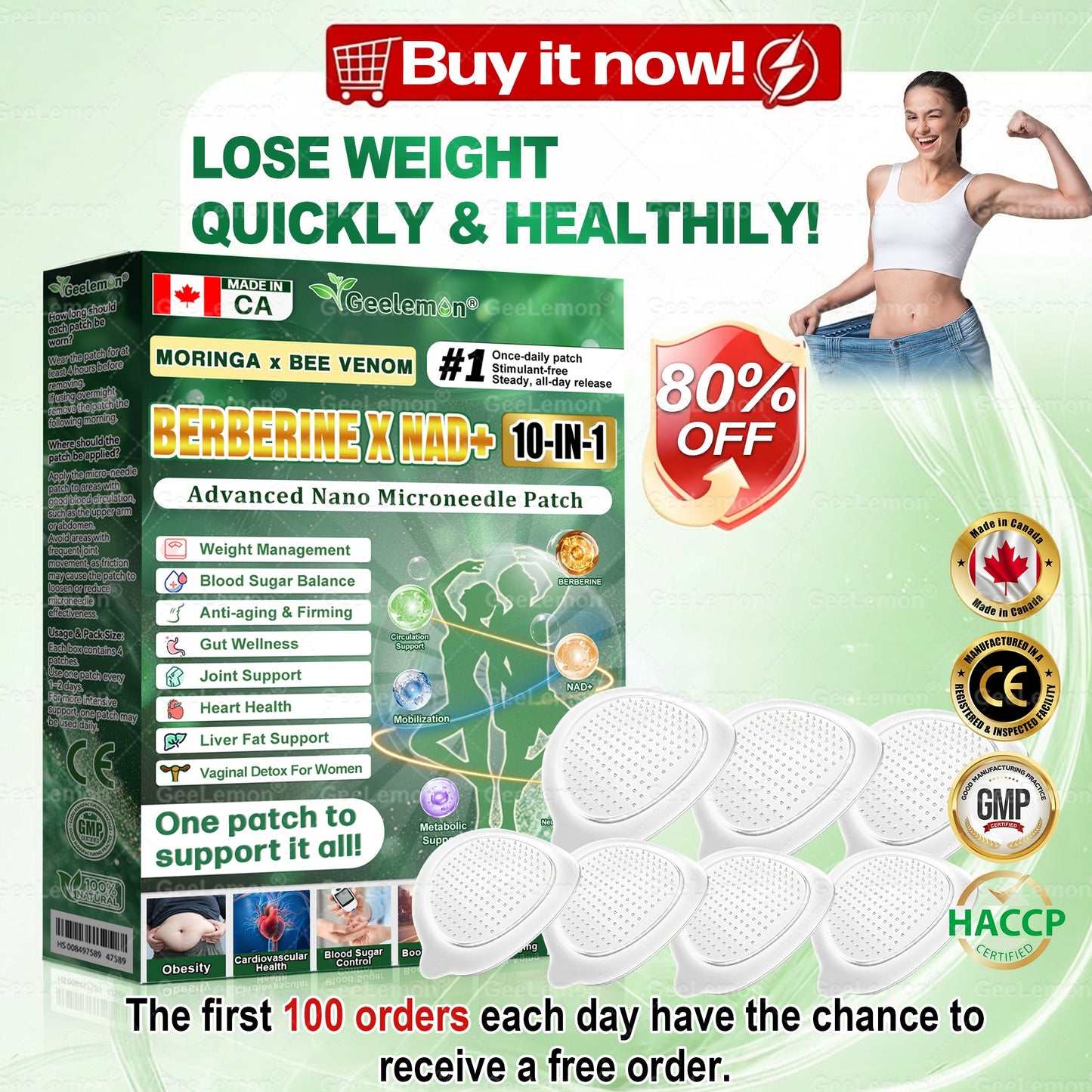 Congratulations! You have unlocked an exclusive 𝐆𝐞𝐞𝐋𝐞𝐦𝐨𝐧® offer! i As a thank you for your order, we're offering an additional 30% off today! Click below to grab this special offer, offer expires!