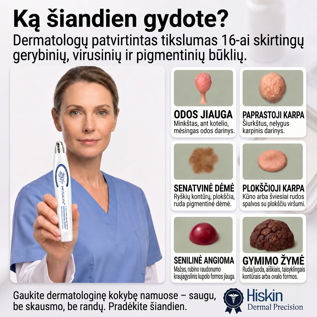 Hiskin®🎁 Liko tik 5 vnt. sandėlyje! 🔥 Pasinaudokite papildoma 50 % nuolaida! ✨ Užsisakykite dabar ir atnaujinkite savo odos priežiūros rutiną. Nepraleiskite šio ypatingo pasiūlymo! ⏰ Pasiūlymas galioja tik ribotą laiką!