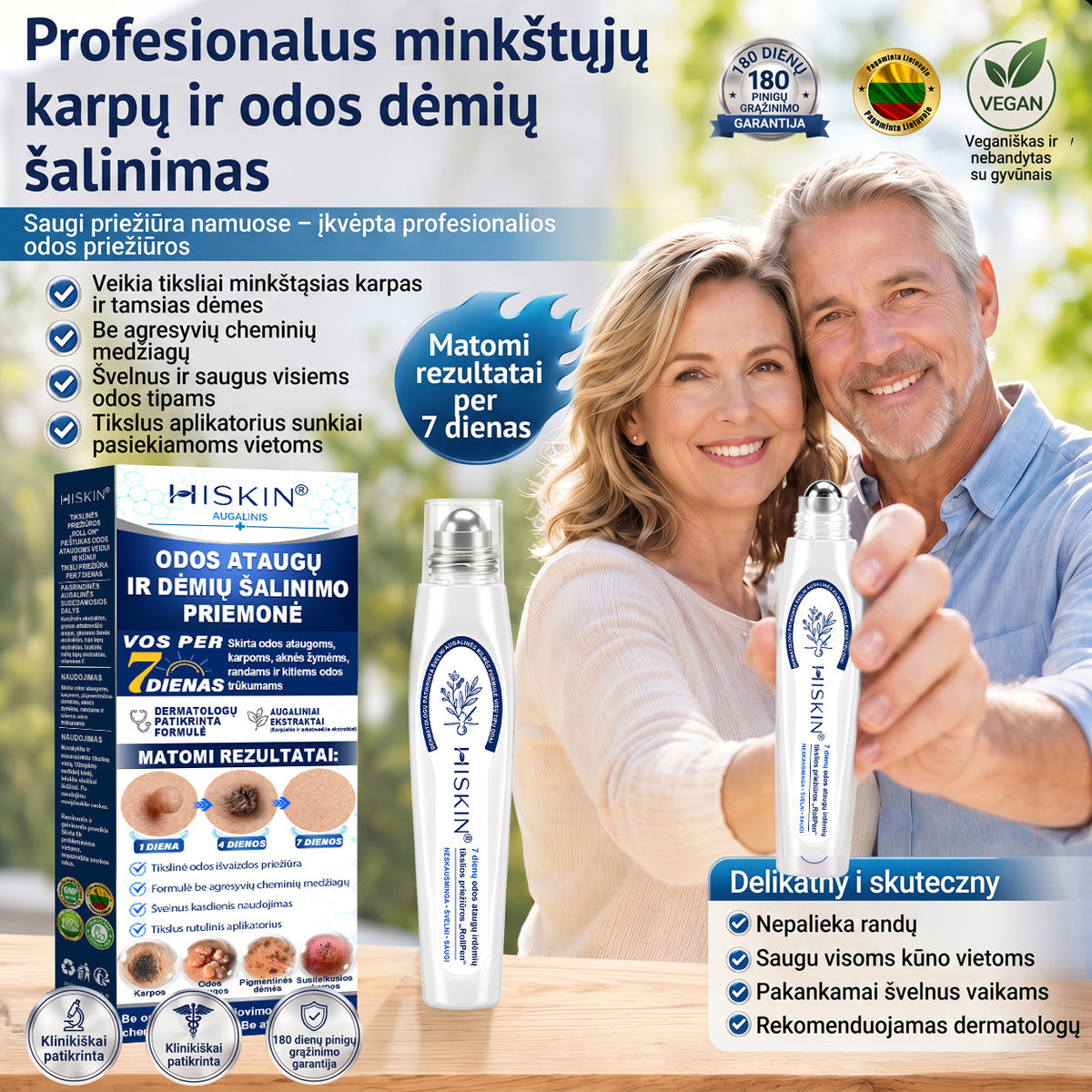 Hiskin®🎁 Liko tik 5 vnt. sandėlyje! 🔥 Pasinaudokite papildoma 50 % nuolaida! ✨ Užsisakykite dabar ir atnaujinkite savo odos priežiūros rutiną. Nepraleiskite šio ypatingo pasiūlymo! ⏰ Pasiūlymas galioja tik ribotą laiką!