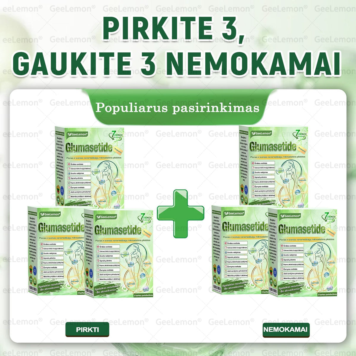 𝐆𝐞𝐞𝐋𝐞𝐦𝐨𝐧®🎁 Liko tik 5 pakuotės!Gaukite papildomą 50 % nuolaidą!✨Pradėkite savo sveikesnio gyvenimo būdo kelionę jau šiandien!