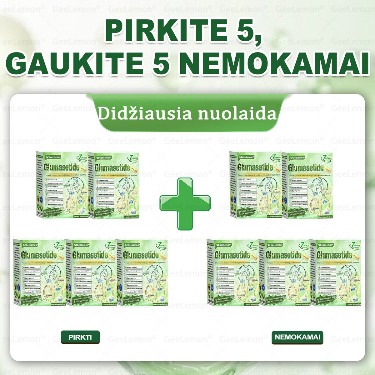 𝐆𝐞𝐞𝐋𝐞𝐦𝐨𝐧®🎁 Liko tik 5 pakuotės!Gaukite papildomą 50 % nuolaidą!✨Pradėkite savo sveikesnio gyvenimo būdo kelionę jau šiandien!