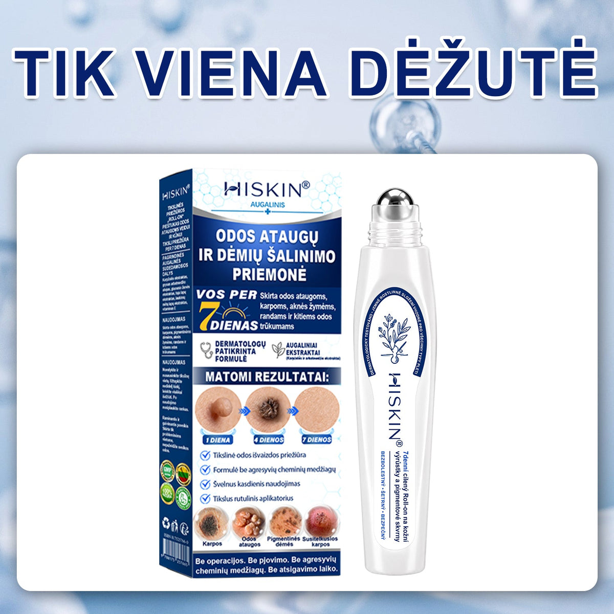 Hiskin®🎁 Liko tik 5 vnt. sandėlyje! 🔥 Pasinaudokite papildoma 50 % nuolaida! ✨ Užsisakykite dabar ir atnaujinkite savo odos priežiūros rutiną. Nepraleiskite šio ypatingo pasiūlymo! ⏰ Pasiūlymas galioja tik ribotą laiką!