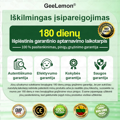 𝐆𝐞𝐞𝐋𝐞𝐦𝐨𝐧®🎁 Liko tik 5 pakuotės!Gaukite papildomą 50 % nuolaidą!✨Pradėkite savo sveikesnio gyvenimo būdo kelionę jau šiandien!