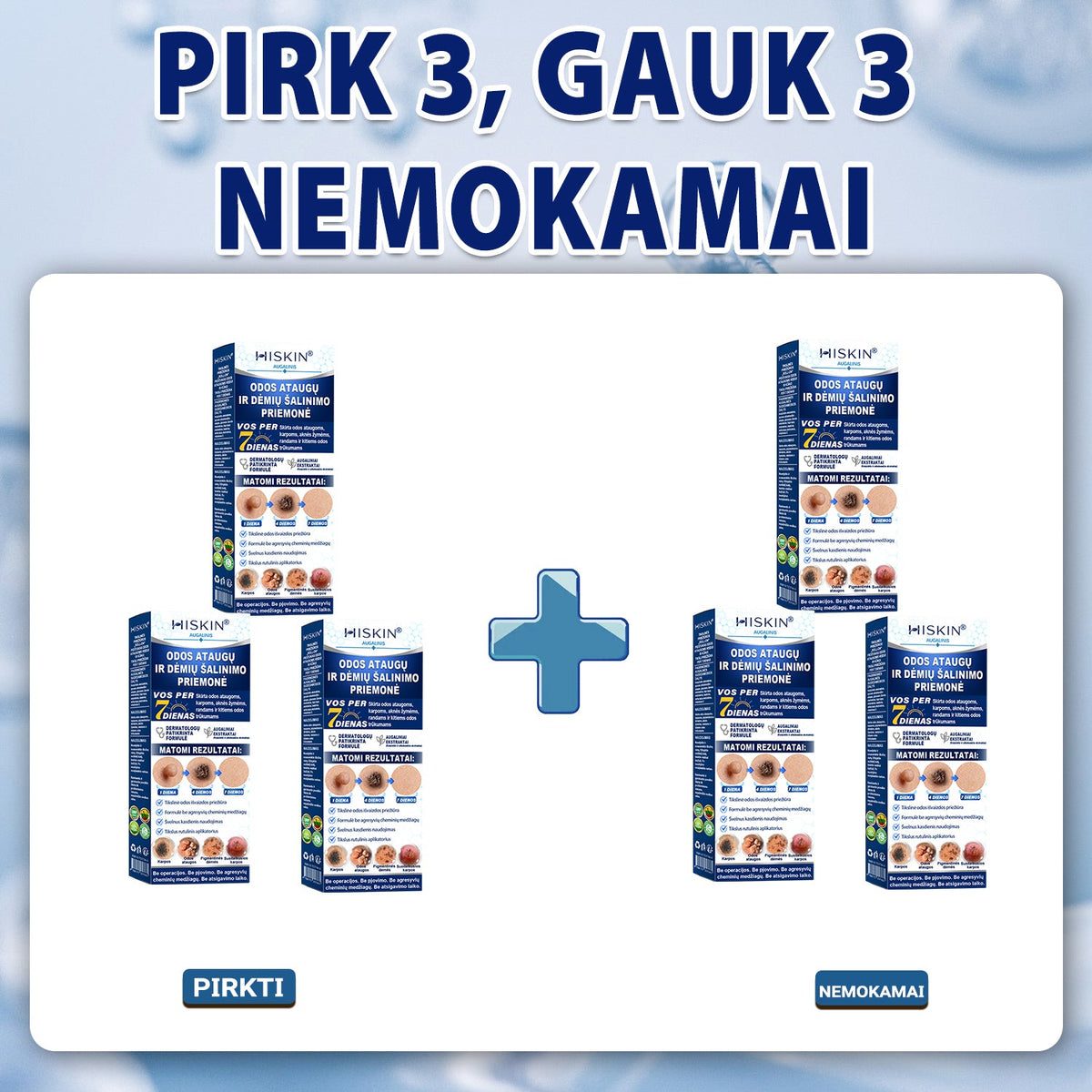 Hiskin®🎁 Liko tik 5 vnt. sandėlyje! 🔥 Pasinaudokite papildoma 50 % nuolaida! ✨ Užsisakykite dabar ir atnaujinkite savo odos priežiūros rutiną. Nepraleiskite šio ypatingo pasiūlymo! ⏰ Pasiūlymas galioja tik ribotą laiką!