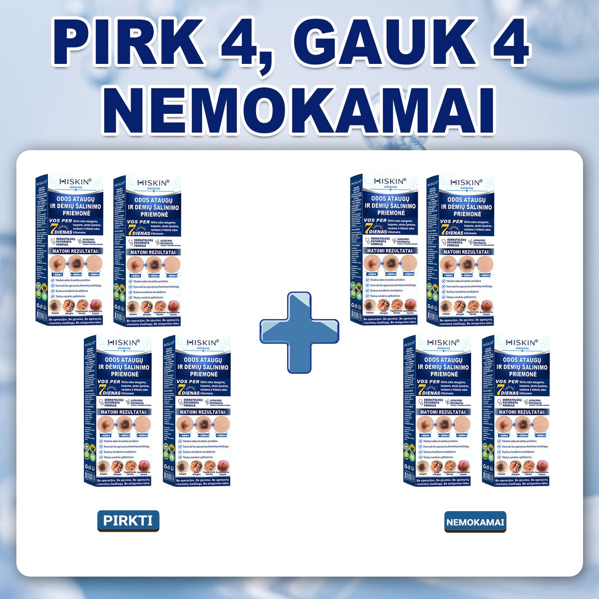 Hiskin®🎁 Liko tik 5 vnt. sandėlyje! 🔥 Pasinaudokite papildoma 50 % nuolaida! ✨ Užsisakykite dabar ir atnaujinkite savo odos priežiūros rutiną. Nepraleiskite šio ypatingo pasiūlymo! ⏰ Pasiūlymas galioja tik ribotą laiką!