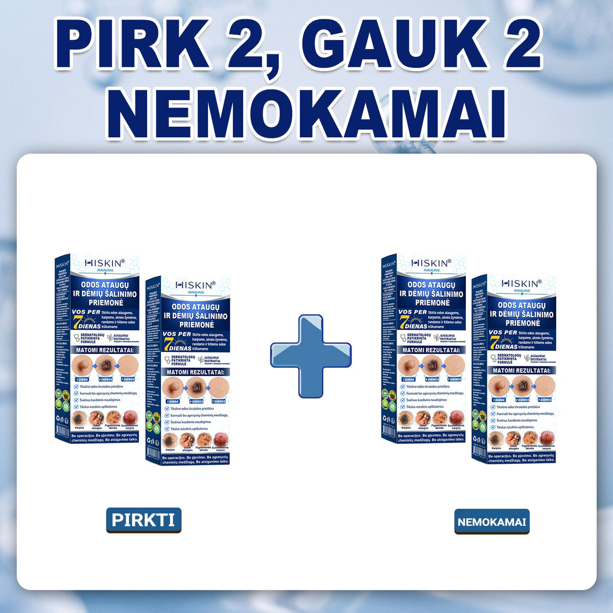 Hiskin®🎁 Liko tik 5 vnt. sandėlyje! 🔥 Pasinaudokite papildoma 50 % nuolaida! ✨ Užsisakykite dabar ir atnaujinkite savo odos priežiūros rutiną. Nepraleiskite šio ypatingo pasiūlymo! ⏰ Pasiūlymas galioja tik ribotą laiką!